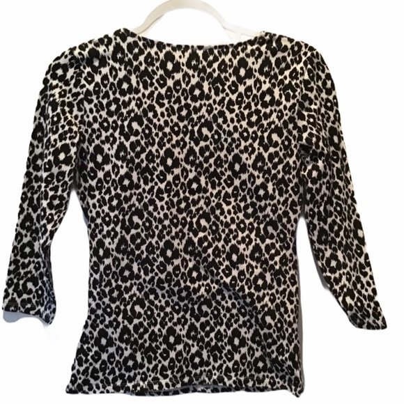 Michael by Michael Kors Leopard Top Size S - Picture 2 of 4